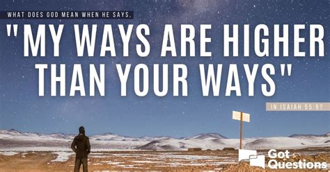 Isaiah 54. . His ways are not our ways kjv